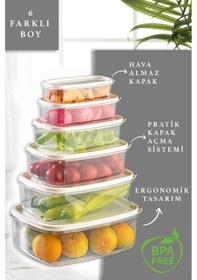 Resim Meleni Home Sweet Box Saklama Kabı Seti Dikdörtgen Kavanoz Bej 24'lü 4x 300-500-850-1350-2000-3150ML Şeffaf 