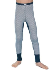 Resim Angora Yünü Doğal Termal Çocuk Uzun Tayt İçlik (Unisex) Lacivert - Lacivert / 3-4 YAŞ (104) 