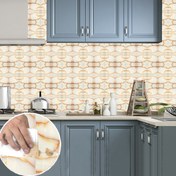 Resim Tink Mermer Desenli Gold 30 x 30 cm Duvar PVC Karo 