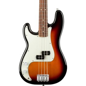 Resim Fender Player Precision Bass Left-Handed Solak 4 Telli Bas Gitar - 3-Color Sunburst / Pau Ferro 