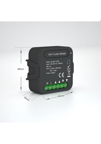 Resim FONRI Wİ-Fİ PERDE PANJUR MODÜLÜ ANAHTAR ARKASI ( TEK BAŞINA KULL 