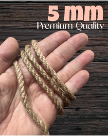 Resim izmir Bitpazarı Jüt Halat 5 Mm Dekoratif Jüt Halat 50 Mt. 