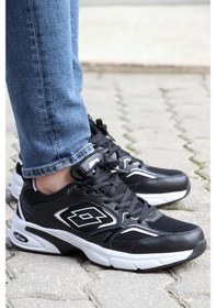 Resim Lotto Athens 4Fx Memory Taban Unisex Spor Ayakkabı Ck Siyah - Beyaz 