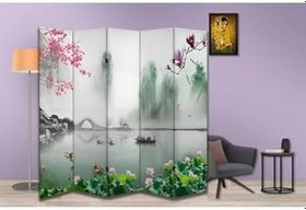 Resim Manzara Temalı Özel Tasarım Paravan Room Divider PRV1230, 180 x 180 