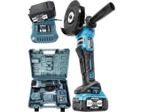 Resim Bulldozer Çift Akülü Taşlama Spirel Makinesi 58v Blue Pro Şarjlı Taşlama Makinesi 