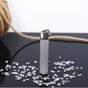 Resim MaveraShop Gümüş Metal Mat Çakmak 