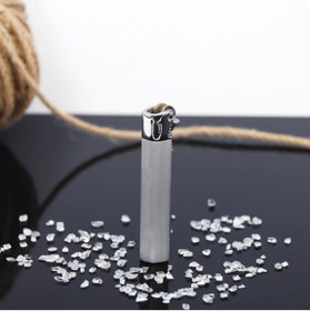 Resim MaveraShop Gümüş Metal Mat Çakmak 
