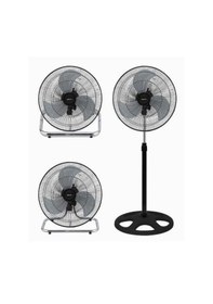 Resim Kraus 3in1 18'' 80 W Metal Pervaneli Sanayi Tipi Ayaklı Vantilatör 