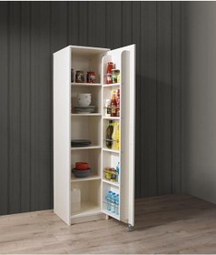 Resim Çok Amaçlı Tekli Kiler Erzak Dolabı 45x52x180cm 001 