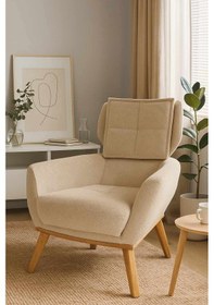 Resim Fieste Tekli Berjeri Açık Krem 