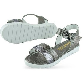 Resim 610s Ortopedik Taban Kız Çocuk Sandalet Terlik Düğün Abiye Gündelik Varkan Krom Çok Renkli 