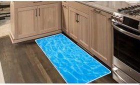 Resim Colorix Carpet Kaymaz Taban Tezgah Önü Mutfak Paspası 75x150 Cm No: 393 