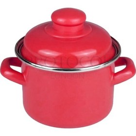 Resim Protocol London Emaye Mini Derin Tencere 12 Cm 900 Ml - Kırmızı 