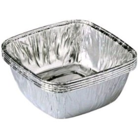 Resim Alüminyum Sütlaç Kasesi Tatlı Kasesi Aşure Kasesi 11x11 Mm 100 Adet Gri 