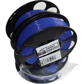 Resim Dat Plastik Yerli Üretim Pla 3D Filament Ral 5002 Koyu Mavi 1.75MM 
