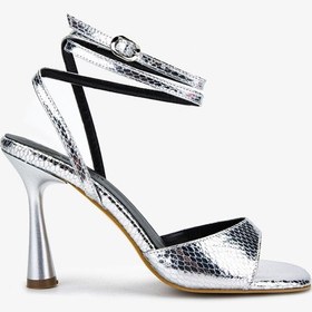 Resim Valmenti Abdy Kadın Lame Vegan Topuklu Sandalet 960 250 Bn Sndlt Y24 Lame 