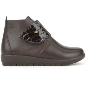 Resim Ziya, Kadın Hakiki Deri Konfor Bot 1531022z7551 Kahve 1531022z7551 300 Kahve 