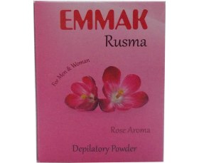 Resim Emmak Tüy Dökücü Toz Gül Aromalı Hamam Otu Bay Bayan Rusma 80 gr x 2ADET 