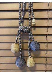 Resim Ege'nin Atölyesinden Tavan Broçöl , Top Perde Aksesuarı , Tavan Bağlama , 1 Adet 4 Top 