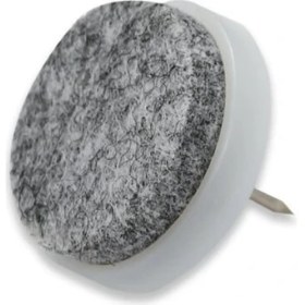 Resim Pacific Sandalye Keçesi Pls. Taban 15 mm Çivili Beyaz 