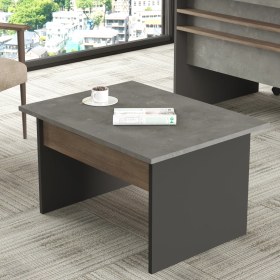 Resim Robin Home Berlin B Ofis Sehpası 80CM*60CM Kahve-Beton-Antrasit Vs2-Cga 