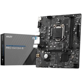 Resim MSI Pro H410m-b Ddr4 S+v+gl 1200p (matx) 