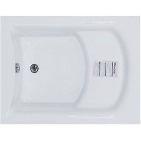 Resim Waterway Sioux Oturmalı Mini Dikdörtgen Küvet 110x80 H:43 Gövde+metal Ayak+dört Yön Panel 