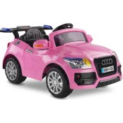 Resim Audi Kumandalı Akülü Araba Bh-436 Pembe 