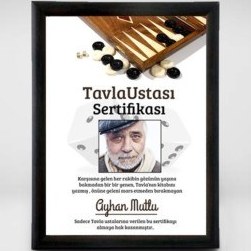 Resim Tavla Ustalarına Özel Sertifika 