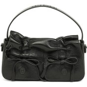 Resim acne studios Siyah Kadın Deri Çanta 