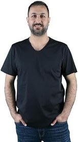 Resim Erkek Koton V Yaka Kısa Kollu Tişört 