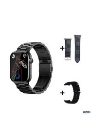 Resim Winex Mobile Winex Watch 8 WS92 Max Amoled Ekran Android İos HarmonyOs Uyumlu Akıllı Saat Siyah 