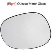 Resim Sağ Dış Ayna Cam Dikiz Aynası Cam Değiştirme İçin Cıtroen K14828r Gümüş 