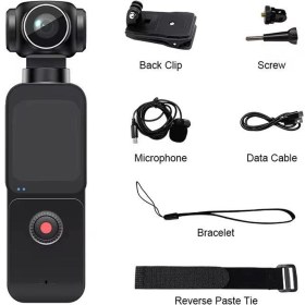 Resim Skygo 5k Ultra Hd Aksiyon Kamerası Ultra Stabil Çekim, Anti-shake Teknolojisi 