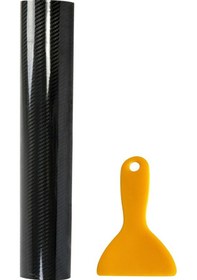 Resim 5d Parlak Karbon Fiber Kendinden Yapışkanlı Film, Vinil 150x20cm,150x20cm 