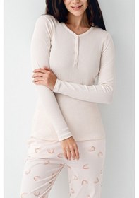 Resim Pierre Cardin Kadın Pembe Pijama Takımı Pc9062-s-v1 Pembe 