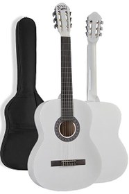 Resim Midex CG-270WH Beyaz Renk Klasik Gitar 4/4 Yetişkin Boy Sap Ayarlı Full Set 