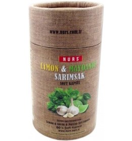 Resim Nurs Lokman Limon Maydanoz Sarımsak 60 Softjel Kapsül 