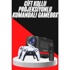 Resim Marsilyan Retro Video Oyunu Konsolu Android Tv El Oyun Konsolu Wıfı Taşınabilir Projeksiyon - MCT7728-5554 