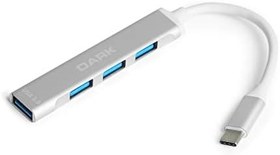 Resim Dark Connect Master X4 USB-C to 3 Port USB2,0, 1 Port USB3,0 HUB (DK-AC-USB310C) 