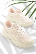 Resim Bambi Ekru Kadın Sneaker K01876015009 