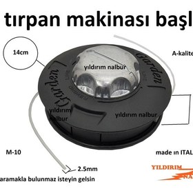Resim Tırpan Misinası Kafa Tırpan Makina Kafası M10 Ot Biçme İtalıan Ot 