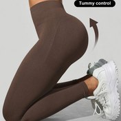 Resim Kadınlar için Yüksek Bel Yoga Pantolonu - Kaymaz Tutuş, Esnek Egzersiz Taytı - Pilates, Günlük Kullanım İçin - Karın Kontrolü, Tüm Mevsimler İçin Fitness Taytı - Özel Alan Görünmezliği, Spor Salonu Giyimi, Dikişsiz Tasarım, Yüksek Esneklikli Malzeme, Pilates Giyim, Spor Stili, Nefes Alabilen Kumaş, Kadınlar, Karın Kontrolü Taytı, Pilates Severler, Spor Salonu Giyimi, Dayanıklı Tayt 