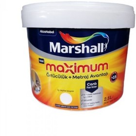Resim Marshall Maximum Silikonlu İpek Mat 2,5 Lt. (3,5 Kg) 