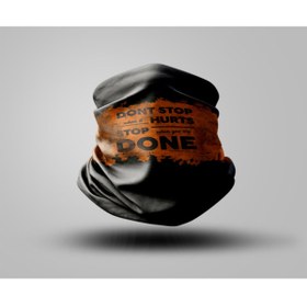 Resim Buffalo Yazı Tasarımlı Motorcu Buff Maske Outdoor Boyunluk Unisex Bandana 