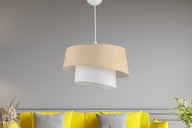 Resim EVLİGHT BARET 2 KATLI SARKIT AVİZE, PUDRA 