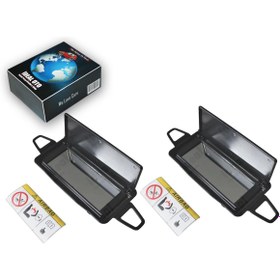 Resim İDEAL OTOMOTİV Mercedes C W204 2007-2014 Güneşlik Aynası 2 Adet (ÇERÇEVE: 21 X 9,5 CM) 