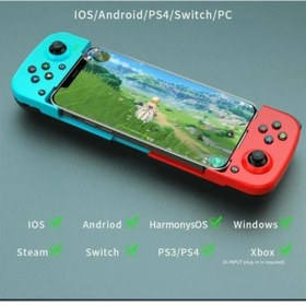 Resim XTRIKE ME Xtrıke Me D3 Apple IOS Android Uyumlu Joystick Gamepad 