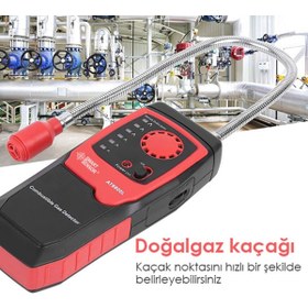 Resim Sevgift AT8800L Yanıcı Gaz Kaçak Dedektörü | Seviye Alarmlı 