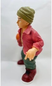 Resim Basketbolcu Çocuk Kumbara ve Biblo, 30 cm Yükseklik 